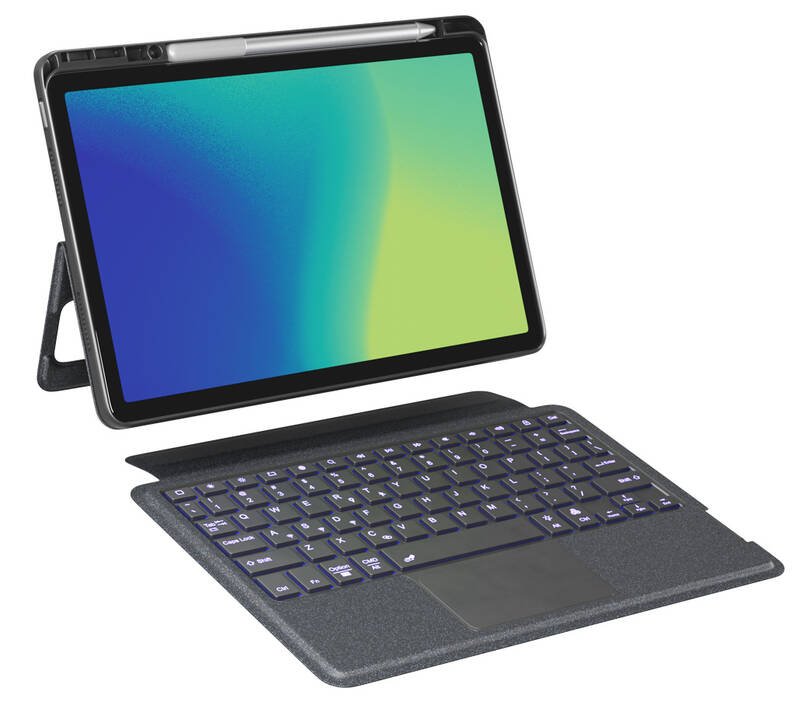 Spello Backlit Keyboard Case for Lenovo Idea Tab 11 5G - CZ/černá