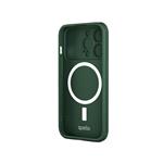 Spello Durable Magnetic Case with Protective Cam Slider iPhone 15 - zelená
