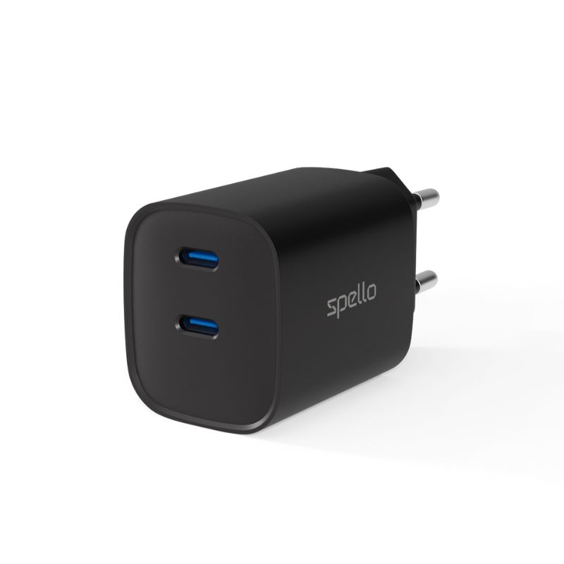 Spello ForceBoost GaN 35W Wall Charger SA35 - černá