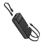 Spello ForcePack 20000mAh power banka SP21 | se 3 integrovanými kabely | černá | 4 výstupy | mód nízkého výkonu