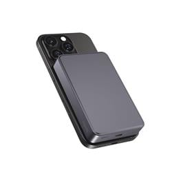 Spello ForcePack Alu 10000mAh Magnetic Wireless Power Bank SM71 - vesmírně šedá
