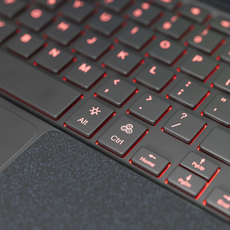 Spello kryt s podsvícenou klávesnicí | Samsung Tab A9+ 11” | CZ | černá | integrovaný stojánek a slot na stylus