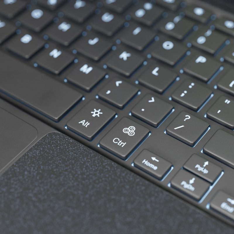 Spello kryt s podsvícenou klávesnicí | Samsung Tab A9+ 11” | CZ | černá | integrovaný stojánek a slot na stylus