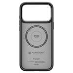 Spigen Enzo Aramid T, čierna strieborná - iPhone 17 Pro Max