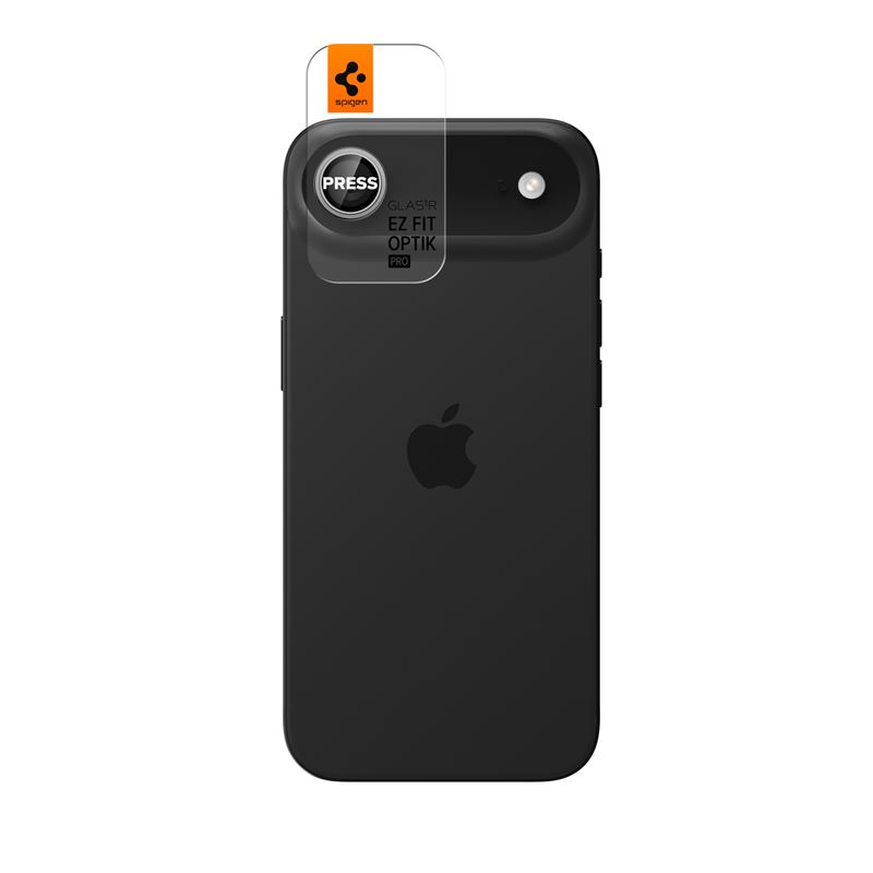Spigen Glass tR EZ Fit Optik Pro 2 Pack, silver - iPhone Air
