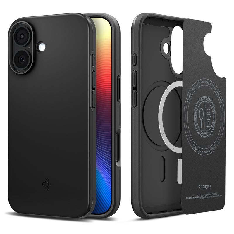Spigen Thin Fit MagSafe, black - iPhone 17
