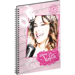 Spirálový blok Violetta – Music, nelinkovaný, A5