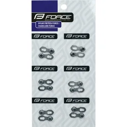 Spojka řetězu FORCE pro 9 řetěz (1sada=1 blistr=6ks spojek)