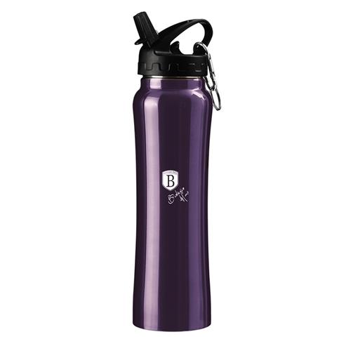 Športová fľaša BerlingerHaus z nerezovej ocele 18/10 Purple Metallic Line, 0,5 l