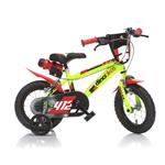  Športový bicykel Dino 12" žiarivo žltý