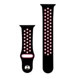 Športový remienok RhinoTech pre Apple Watch 38/40/41 mm čierny a ružový