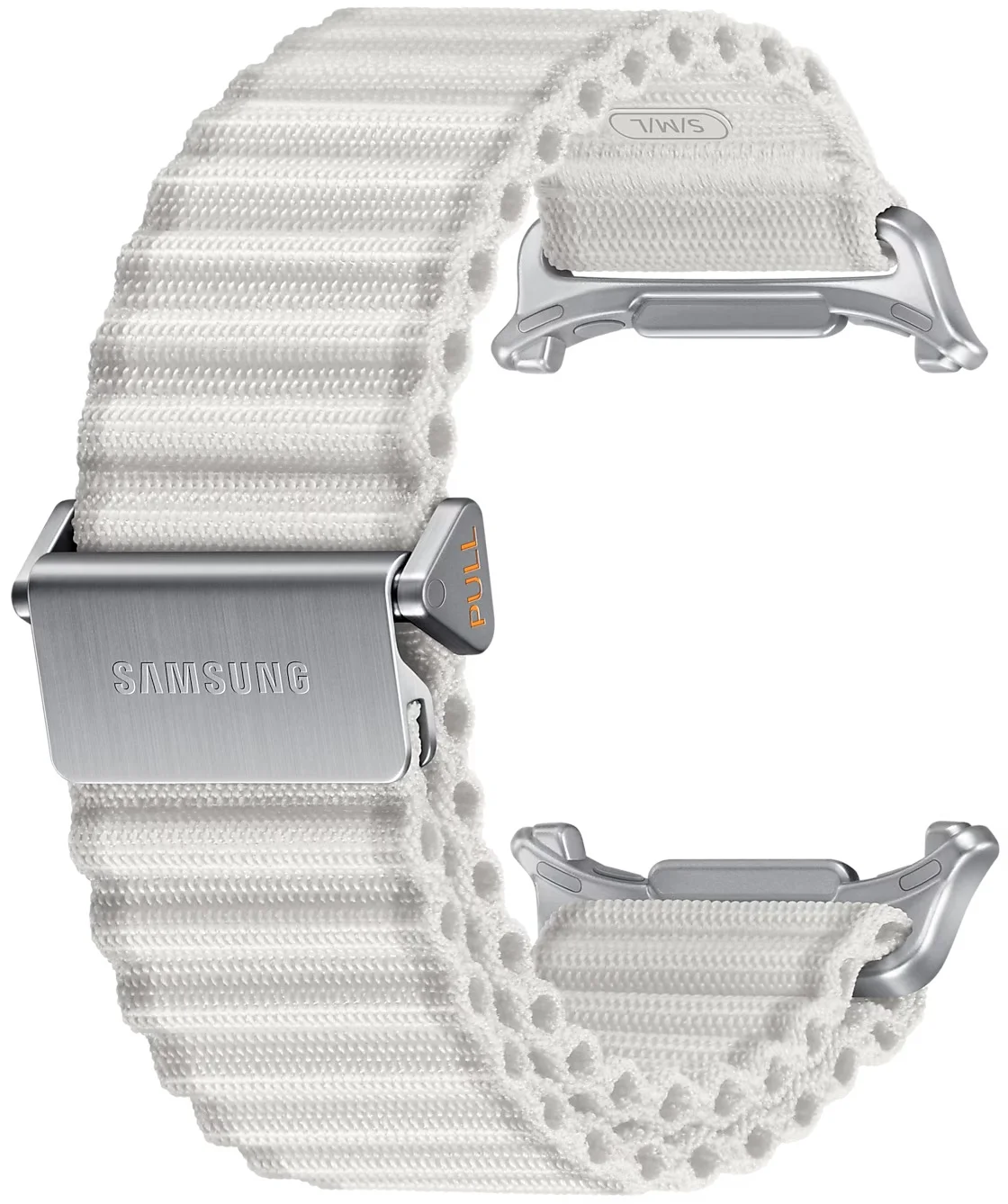 Športový remienok Samsung Trail Band pre hodinky Watch Ultra veľkosti S/M/L biely