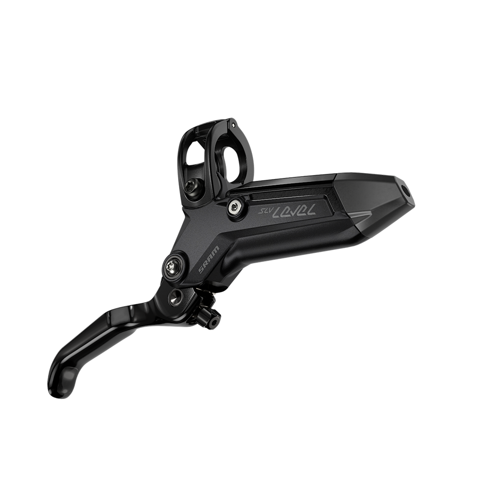 SRAM Level Silver Stealth 2 piestiková kotúčová brzda, čierna, zadná