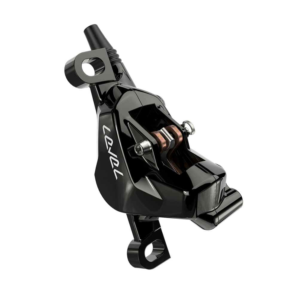 SRAM Level Ultimate Stealth 2 piestiková kotúčová brzda, čierna, predná
