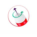 Srdcová fľaša na pitie