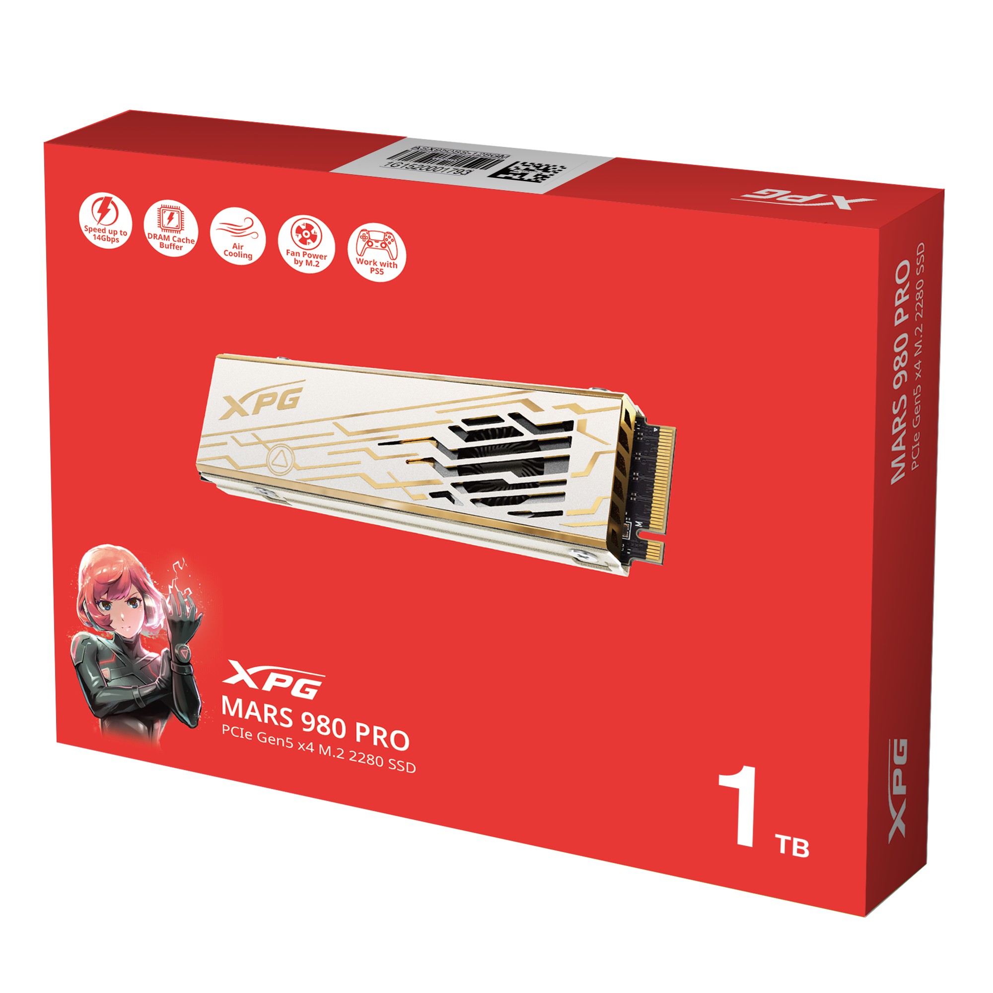 SSD disk ADATA XPG Mars 980 Pro 1TB (SMAR-980P-1TCI)