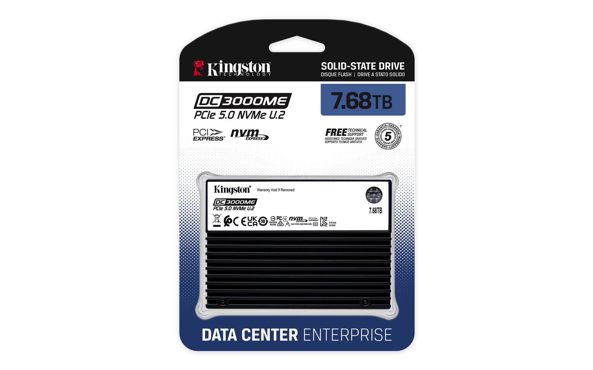 SSD disk Kingston DC3000ME 7,68 TB U.2, 2,5"