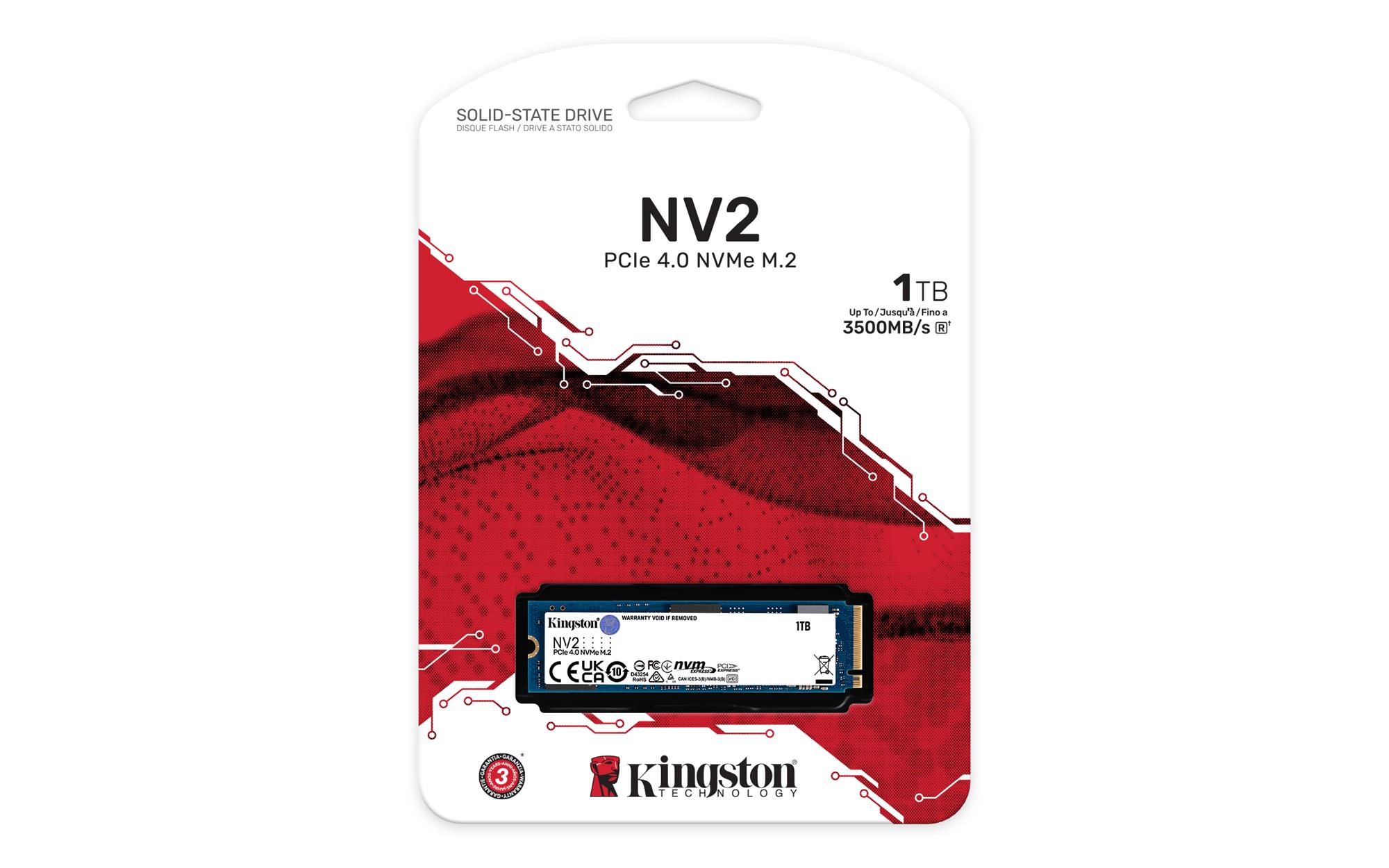 SSD disk Kingston NV2 1 TB NVMe
