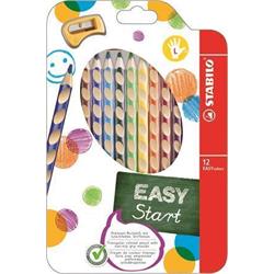 STABILO Farebná ceruzka "Easycolours", HB, trojuholníková, pre ľavákov, 12 ks v balení.