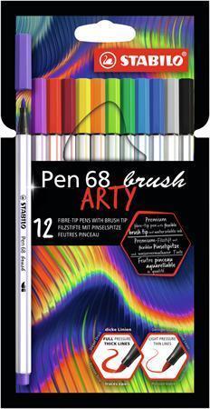 STABILO Fixy "Pen 68", 12 barev, 1 mm