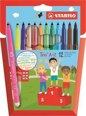STABILO Fixy "Trio A-Z", 0,7mm, 12ks/ bal. 
