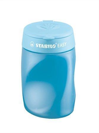 STABILO Ostrúhadlo, 3 otvory, s nádobou na odpad, pre pravákov "Easy", modré