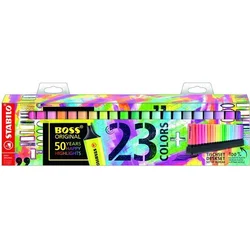 STABILO Zvýrazňovače "Boss", sada 23 ks, 2-5 mm
