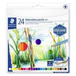 STAEDTLER Akvarelové pastelky "Design Journey", 24 různých barev, sada, šestihranné