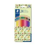 STAEDTLER Barevné pastelky "Pattern Mix", mix, 24 barev, šestihranné 175 PMCD24
