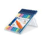 STAEDTLER Fixy "Triplus color 323", 10 farieb, sada, 1 mm