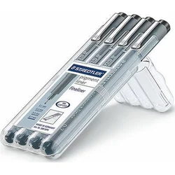 STAEDTLER Liner "Pigment Liner", sada, černá