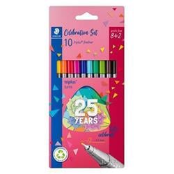 STAEDTLER Linery "Triplus334", 10 barev, sada, 0,3 mm 334 BK10 TA