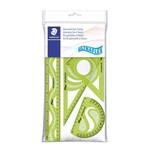 STAEDTLER Sada pravítek "Ultraflex", mix barev, pružná, 4 ks