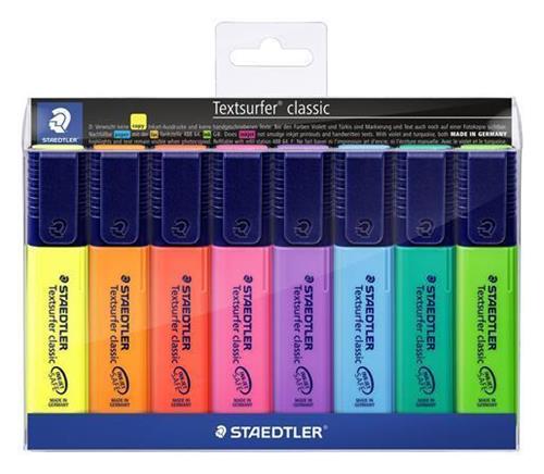 STAEDTLER Zvýrazňovač "Textsurfer classic 364", 8 barev, 1-5mm