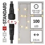 Standard LED spojovací řetěz blikající – rampouchy, 2,5 m