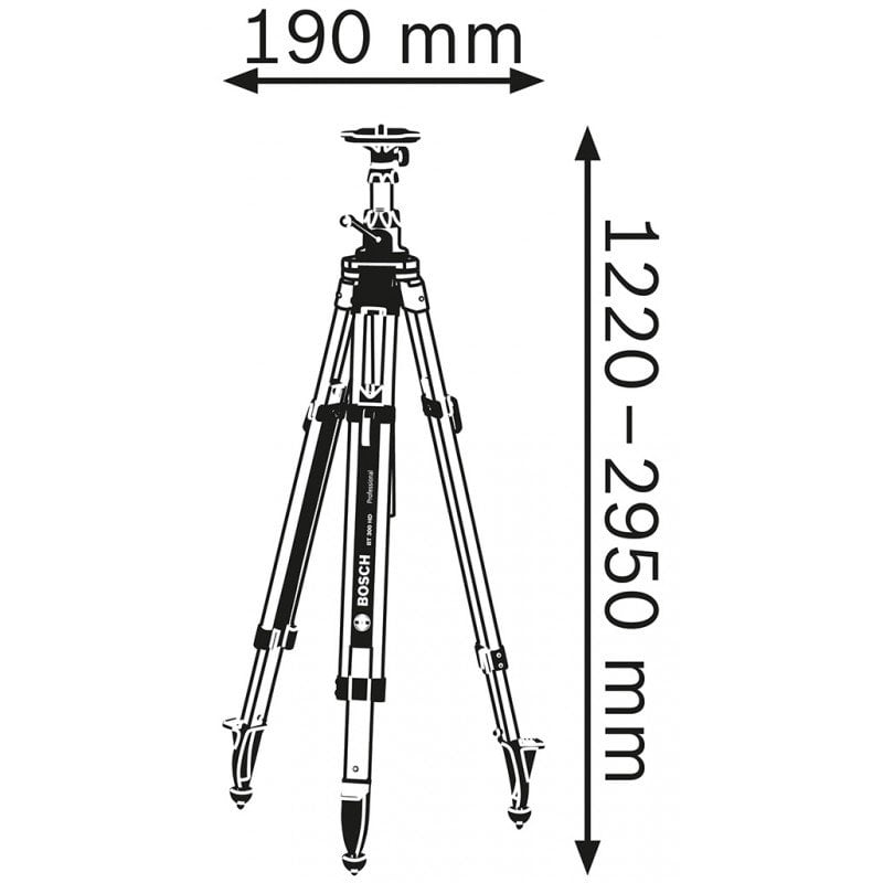 Stavebný statív BOSCH BT 300 HD (0.601.091.A00)