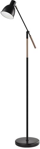 Stojací lampa EDWARD na žárovku E27, 150cm, černá