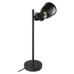 Stolná lampa JULIAN pre žiarovku E27, čierna