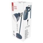 Stolná lampa JULIAN pre žiarovku E27, modrá