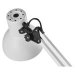Stolná lampa LUCAS pre žiarovku E27, biela
