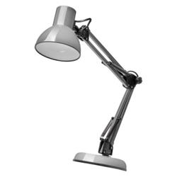 Stolná lampa LUCAS pre žiarovku E27, tmavosivá