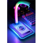 Stolná LED lampa IMMAX GAMER čierna
