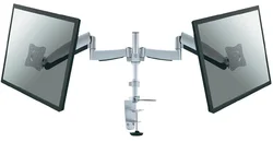 Stolní držák na 2 monitory, 25,4 - 61 cm (10" - 24") NewStar FPMA-D950D, stříbrný