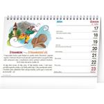 Stolní kalendář Kulinářské vandrování 2024 – Kamila Skopová, 23,1 × 14,5 cm