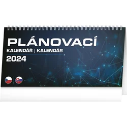 Stolový kalendár Plánovanie CZ/SK 2024, 25 × 12,5 cm