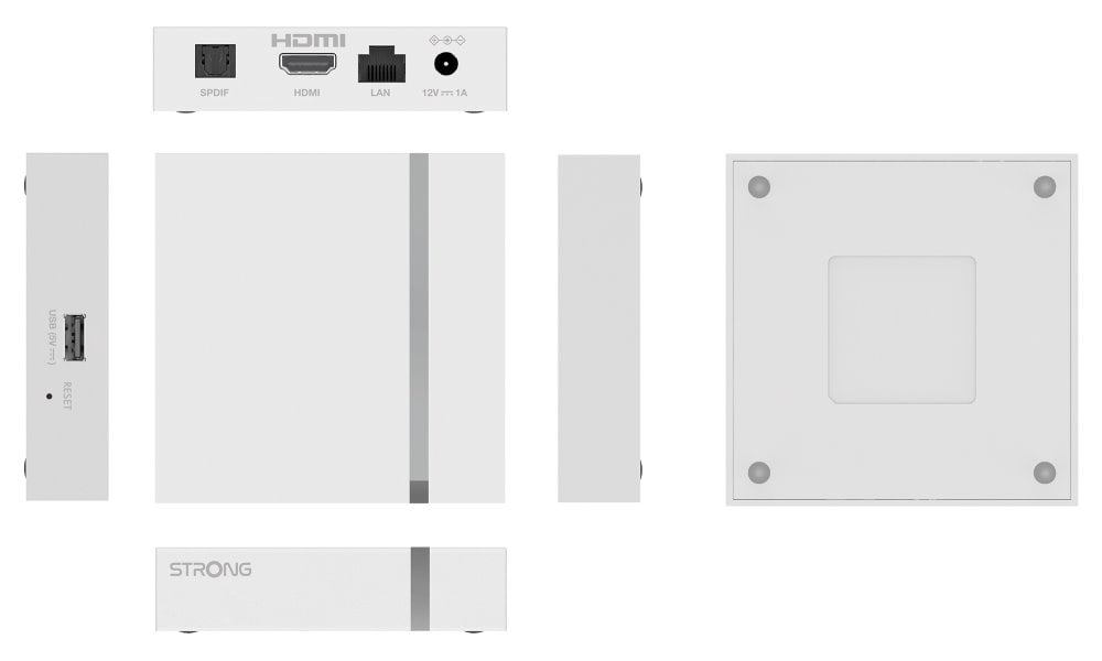 Strong android box LEAP-S3+V2, bílý