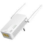 STRONG sada 2 adaptérov Powerline WF 600 DUO FR/ Powerline 600 Mbit/s/ Wi-Fi 300 Mbit/s/ 2x LAN/ biela