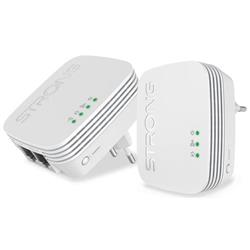 Strong sada 2x Powerline adaptérov WF 600 DUO MINI, biela