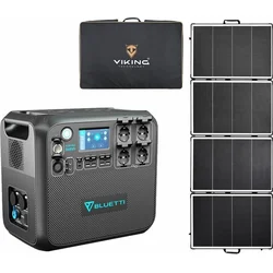 Súprava batériový generátor AC200MAX + solárny panel Viking HPD400