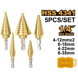 Súprava špirálových vrtákov Ingco HSS 9 ks